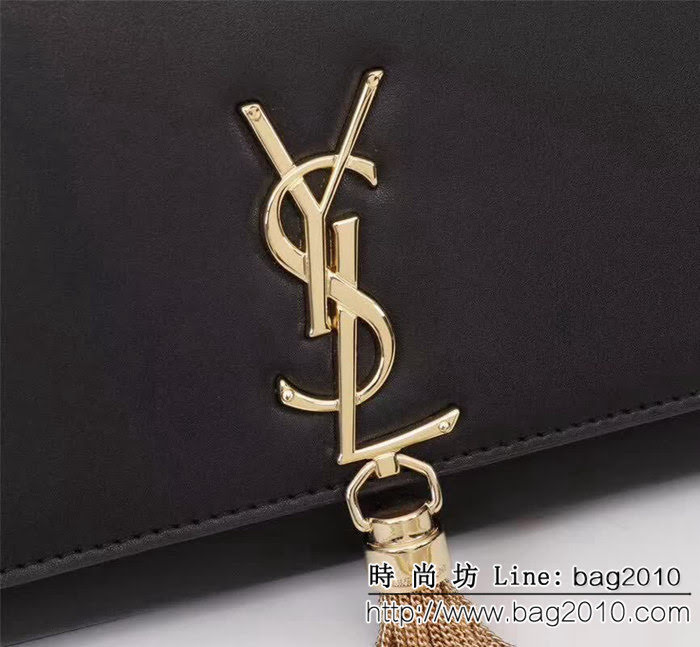 YSL聖羅蘭 經典款 原版南非牛皮 原版五金 鏈條斜挎包 311227 YAS1173